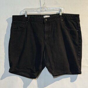 ASOS Design Men’s Black Denim Shorts Size 46W Plus Size Big & Tall